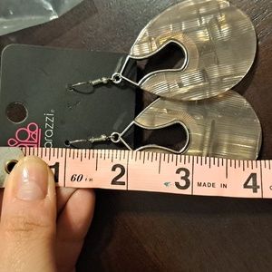 Paparazzi acrylic dangle earrings